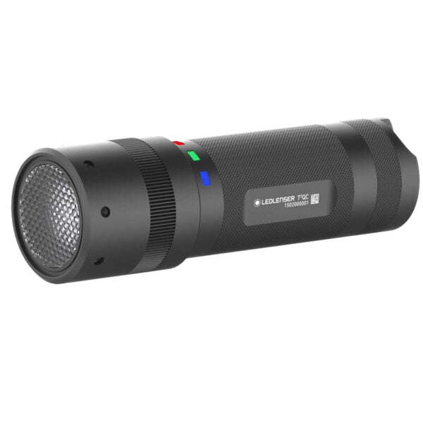 Linterna Ledlenser T2QC color negro luz rgb multicolor/blanco brillante.