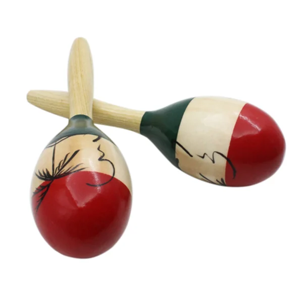 Maracas, 2 piezas grandes de 10 pulgadas.