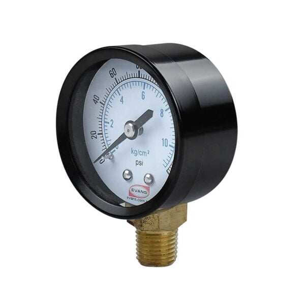MANÓMETRO DE PRESIÓN  160-1/4 160PSI 1/4 PULG NPT.