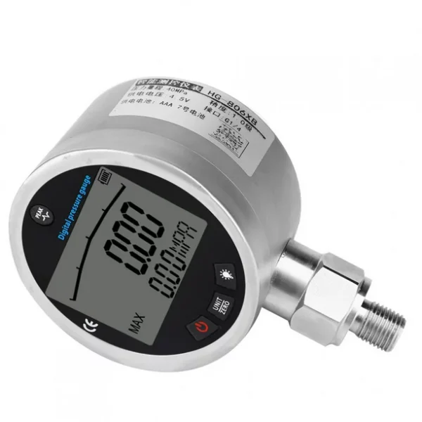Calibrador y medidor de presión hidráulico digital con pantalla LCD, de 0-400BAR / 0-40Mpa / 0-10000 psi. Marca Bewinner.
