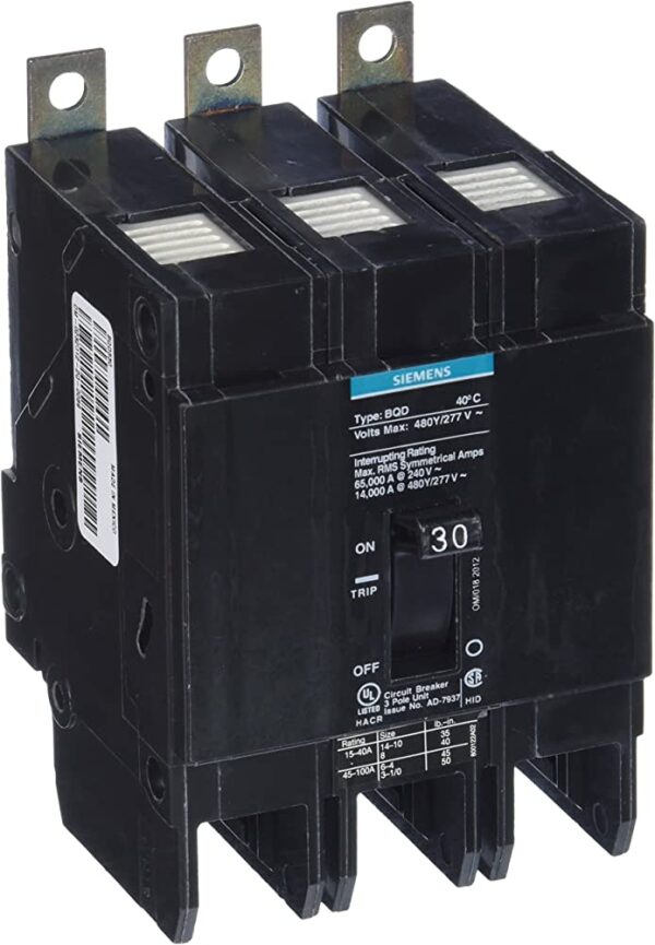 PASTILLA INTERRUPTOR BQD 3X40A 65KA/240, 14KA/480, 10KA/600V
