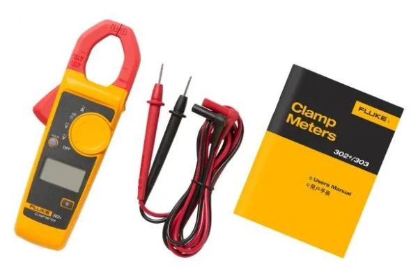 Pinza digital multímetro CA/CC. Marca Fluke, Modelo 302+.