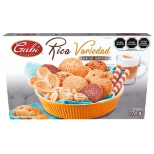 Galletas surtido rico 770gr. Marca Gaby.