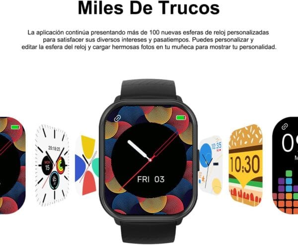Smartwatch 2.01", pantalla grande, reloj inteligente, llamada, bluetooth, impermeable IPX67. Marca EASYTAO. - Image 4