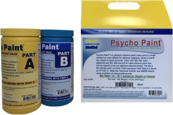 Smooth-On Psycho Paint Platinum Base de pintura de silicona - 2 libras 2 libras