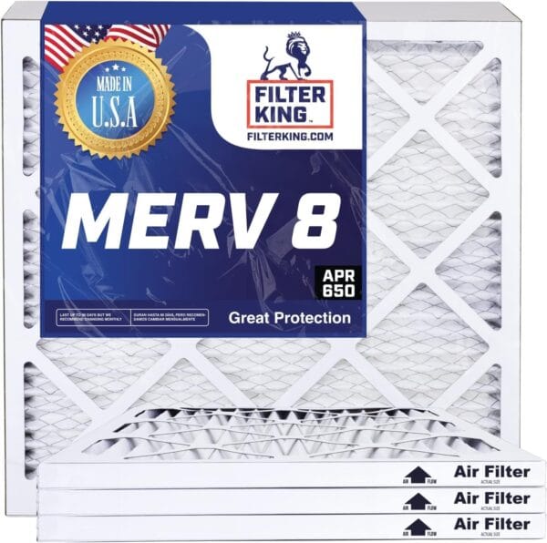 Filtros de Aire Plegados - 20 x 25 x 2", MERV 8. CANT./ CAJA 12.