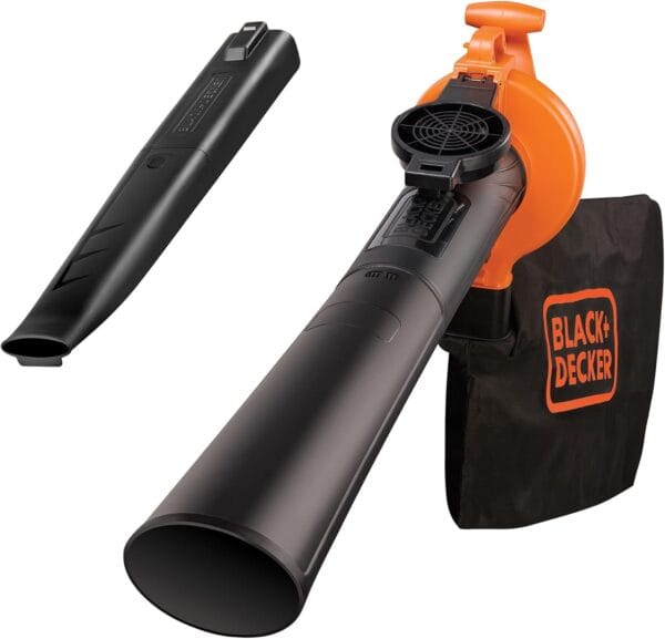 BLACK+DECKER Aspiradora, Sopladora, Trituradora 3 en 1, 2500W, BV25