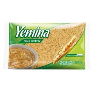 Sopa de fideo cambray 200 gr. Marca Yemina.