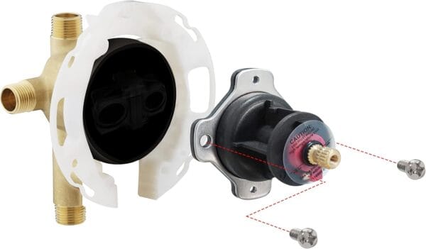 Reemplazo del conjunto de tapa de equilibrio del mezclador para Kohler GP77759, compatible con válvulas de ducha Rite-Temp y válvula de ducha de equilibrio de presión de 1/2 pulgada - Image 2