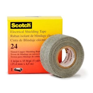 Cinta de blindaje eléctrico 24, 1inch x 15ft. Marca 3M.