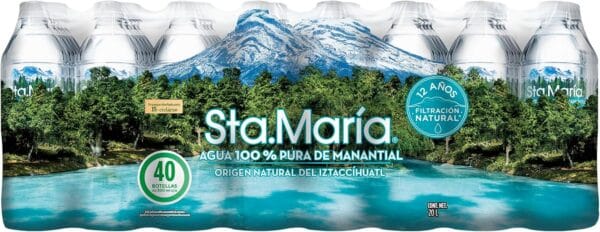Agua Sta.María 18 botellas con 500ml c/u