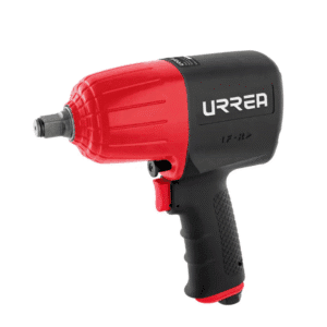 Pistola de impacto neumática cuadro de 1/2" 1,000 Ft-lb sistema twin hammer. Marca Urrea.