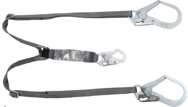 Linea de vida V-Series estándar doble, ajustable, absorbedor impacto radial, 1.8 mt. Marca MSA, Modelo 10191758.