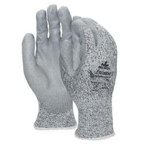 Guante excalibur EX5, HDPE, ESD recubierto, anticorte, talla L. Marca MCR.