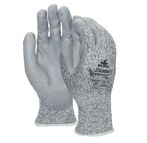 Guante excalibur EX5, HDPE, ESD recubierto, anticorte, talla L. Marca MCR.