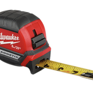 Flexómetro magnético de 8 mts. Marca Milwaukee, Modelo 48-22-0726.
