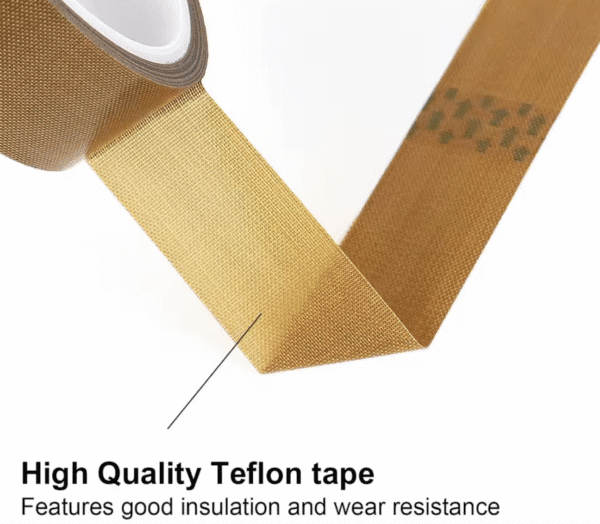 Cinta de tela de teflón, cinta de PTFE de 1.5" (38mm) pulgada y 30 pies para máquina selladora al vacío - Image 2