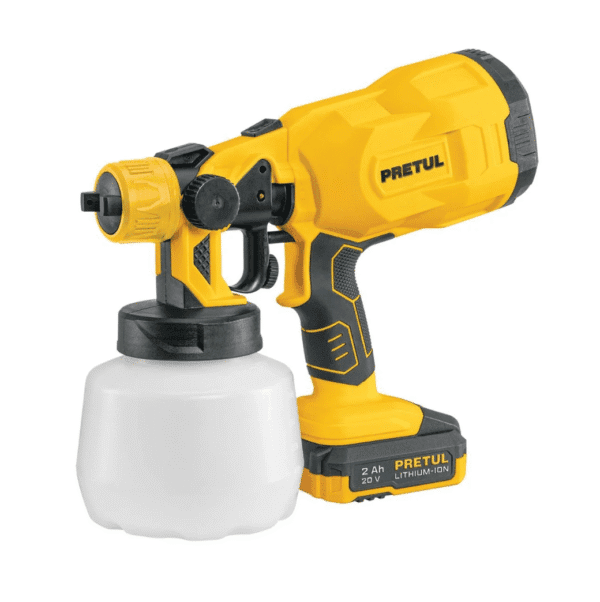 Pistola para pintar inalámbrica de 20V, 800ml. Marca Ingco
