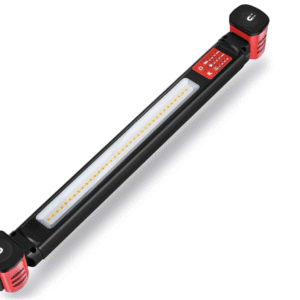 Luz de trabajo LED, 1600 lúmenes/5400 lúmenes,  de temperatura de doble color, magnética portátil debajo del capó con ganchos