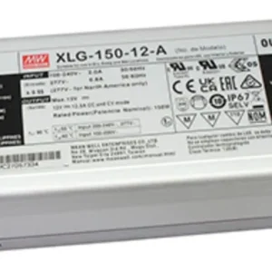 Fuente De Alimentación 150w 12v/6.25a Mean Well XLG-150-24-AFuente De Alimentación 150w 12v/6.25a Mean Well XLG-150-24-A