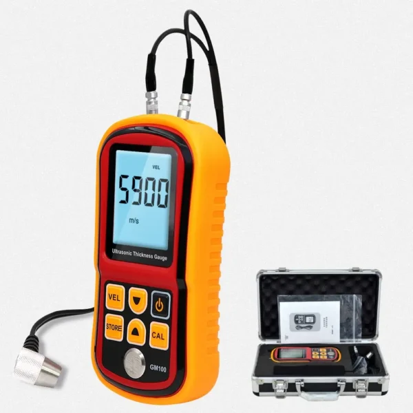 Medidor de espesor ultrasónico digital Ticfox GM100 multifuncional