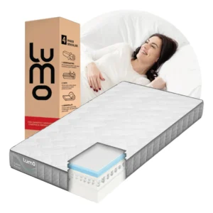 Colchon Premium de Memory de Grosor Transpirable Brinda Frescura al Dormir Anti Ácaros e Hipoalergénico. 18CM
