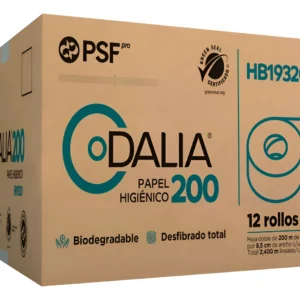 Caja Papel Higiénico Dalia 200 Mts C/12 Hb19320 2 Cajas.