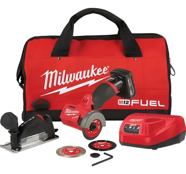 Kit de herramientas M12 FUEL de corte compacto de 3", inalambrico. Marca Milwaukee, Modelo 2522-21XC.