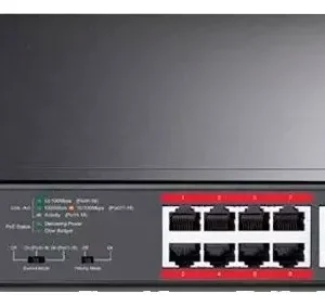 Switch de 16 puertos 10/100/1000 mbps y PoE. Marca TP-LINK, Modelo TL-SL1218MP.