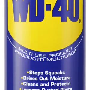 Lubricante multiusos de 11 oz. Marca WD-40.