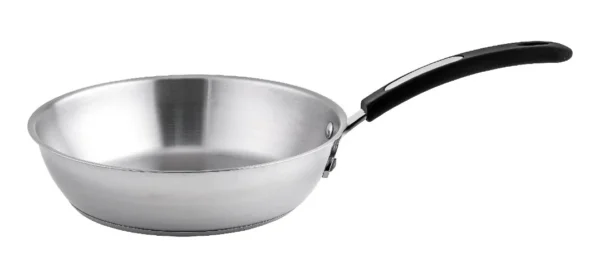 Sartén 30cm Profesional de Acero Inoxidable 304, Calibre 18/10 Grado Alimenticio, con Fondo de Inducción de Calor
