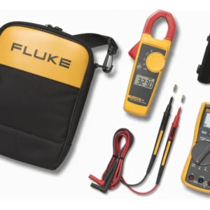 Kit Combinado de multímetros y pinza amperimetra. Marca Fluke, Modelo 117/323.