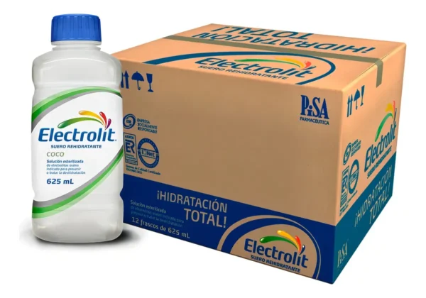 Electrolit Suero Rehidratante Sabor Coco 625 Ml (12 Pack)