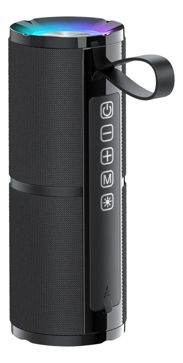 Bocina bluetooth, portátil, 1hora, altavoz, inalámbrico, color negro.