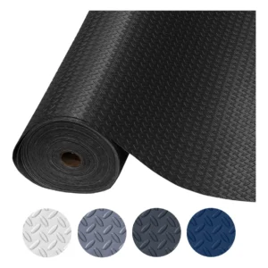 Rollo Piso Antiderrapante Tachon Gris Uso Rudo 1.40m X 25m