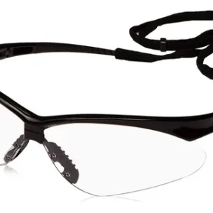 Lente de seguridad V30, claro, antiempañante. Marca Nemesis, Modelo 25679.