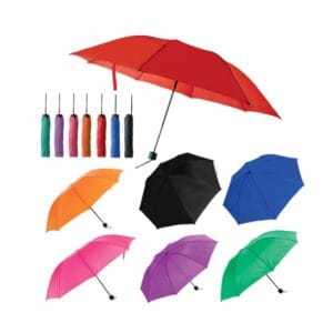 SOMBRILLA CON BOLSA INVIDUAL COLORES VARIOS