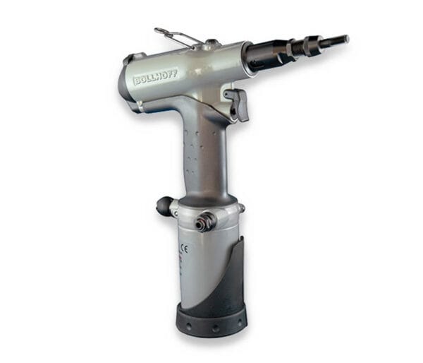 P2007 - Remachadora neumatica para tuercas. Marca Bollhoff, Modelo P2007.