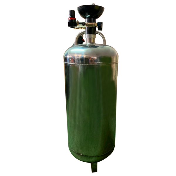 Tanque espumador de acero inoxidable de 50 litros. Modelo Spumatic-50.