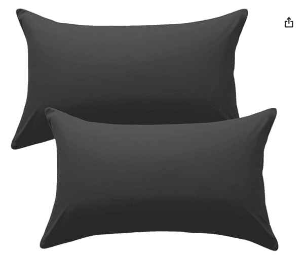 Almohada 2 Pack tamaño estandar Microfibra Suave - Gris