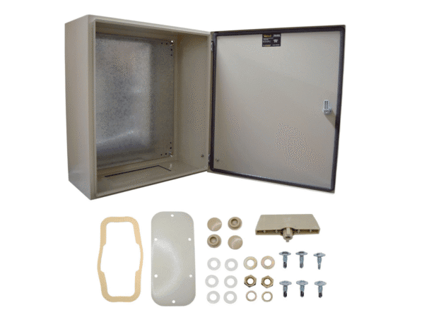 Gabinete Metálico Nema Con Chapa Tekno Powers  30 cm L x 25 cm A x 20 cm P