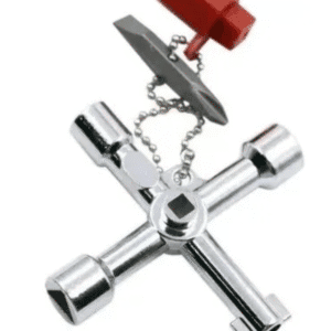 Llave multifuncional para tablero eléctrico rittal, triangulo, cuadrado.