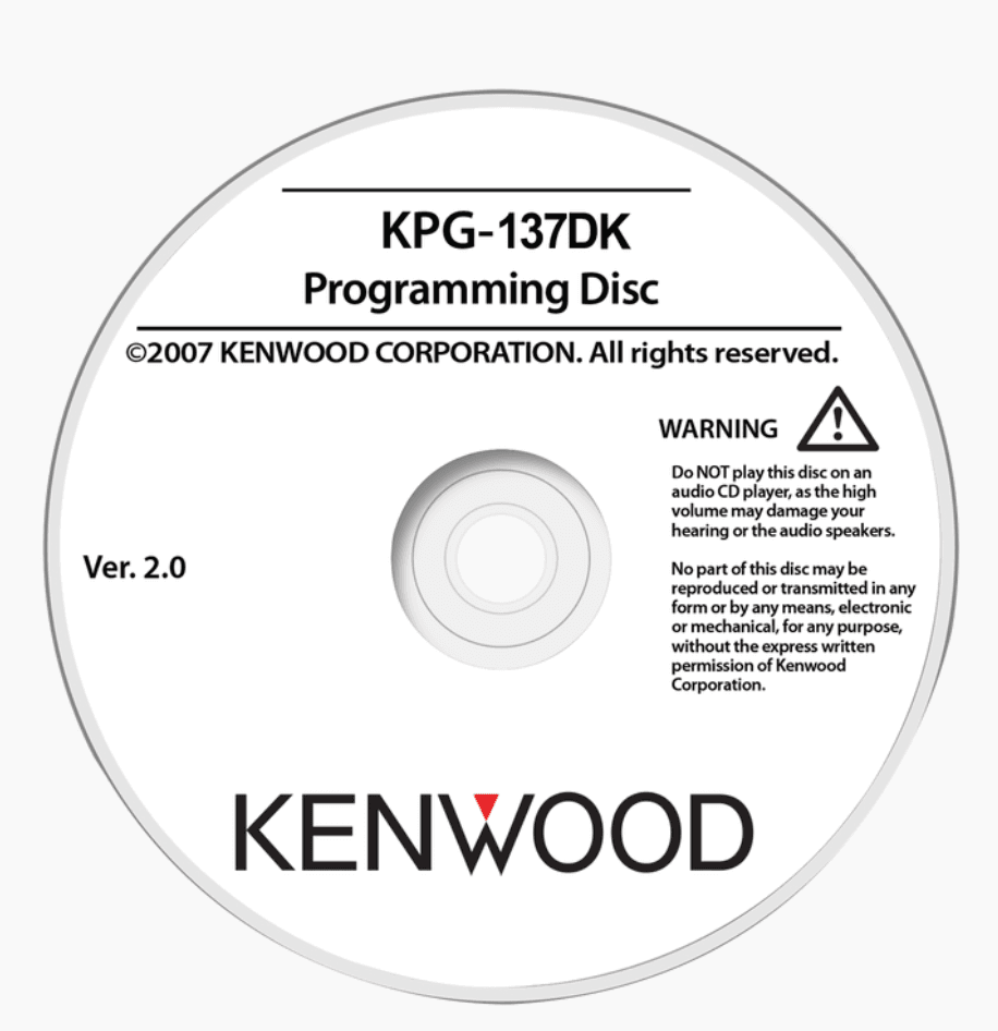 Software de programación y ajuste en windows para radios TK-2000/3000. Marca Kenwood.