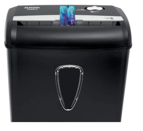 Trituradora De Papel Uso Rudo 12 Hoja/25L, corte transversal de 12 páginas,destruir CD, tarjetas de crédito y tarjetas de visita - Image 3